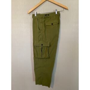 Madewell Low-Slung Cargo Pants SZ 27 Classic Olive